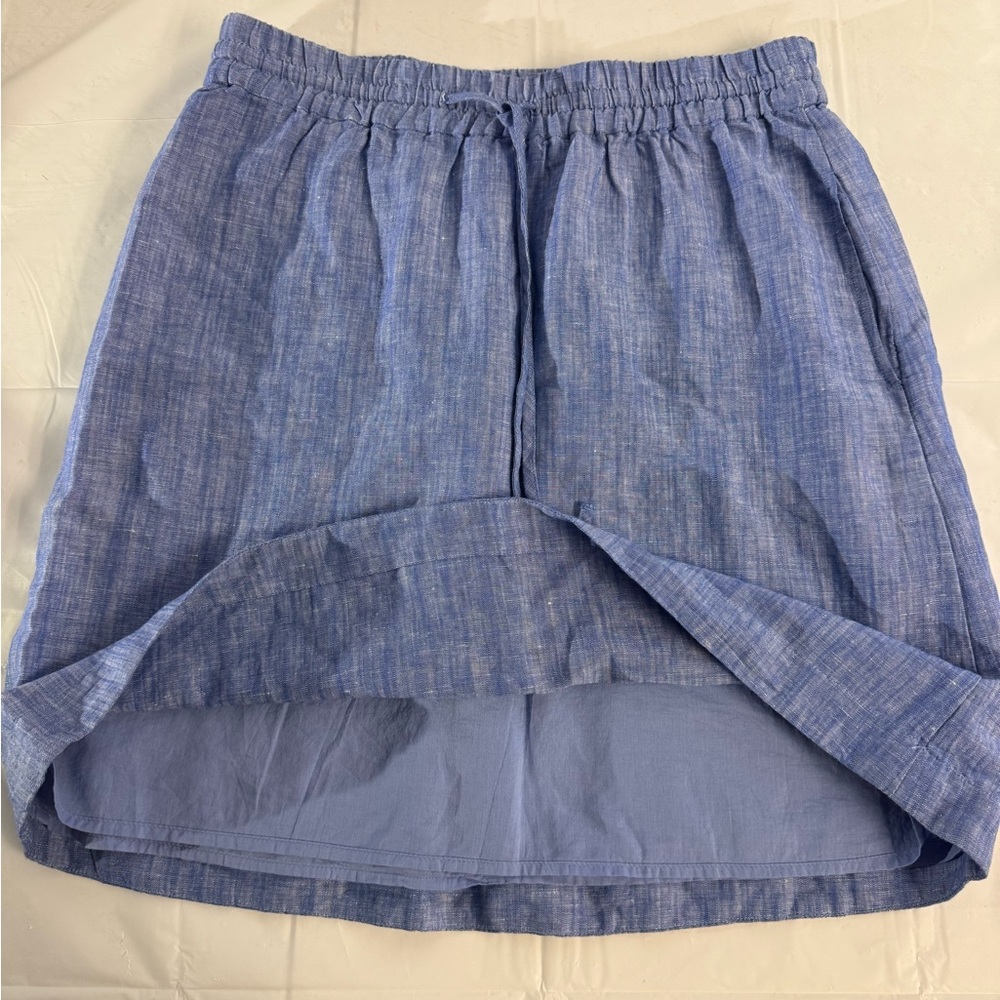 Talbots High Low Blue Skirt